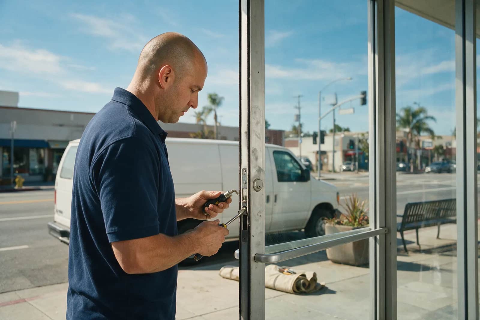 Storefront Door Locks in Santa Clara by Wafer Lock & Key